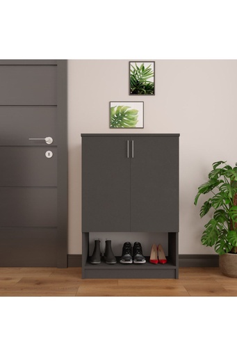 [A08] Asra Trend Antrasit Ayakkabılık A-08