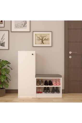 [A11] Asra Trend Beyaz Ayakkabılık A-11