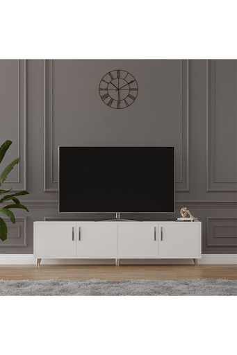[T01] Beyaz TV Ünitesi %100 MDFLAM T-01