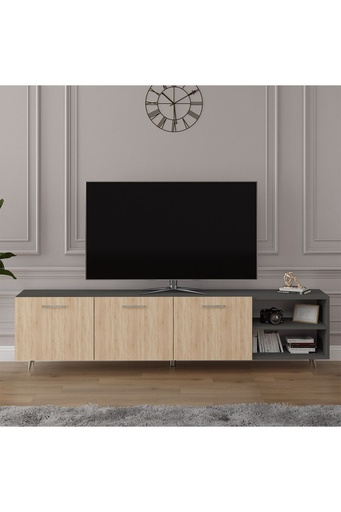 [T24] Tv Ünitesi Gri & Sonoma T-24 
