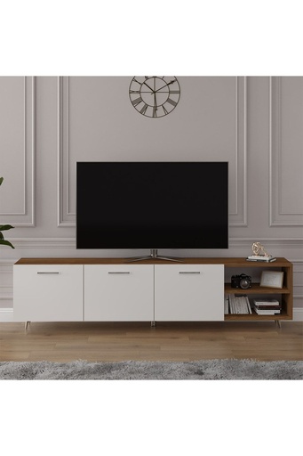 [T26] Tv Ünitesi Ceviz & Beyaz T-26 
