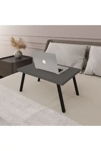 [LAPTOPMASA01] Katlanır Laptop Sehpası Seyyar Kahvaltı Sehpası Çalışma Masası