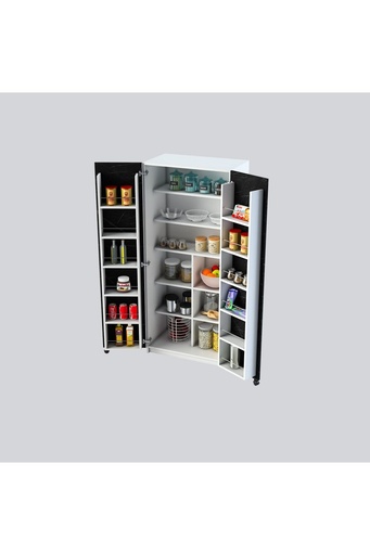 [MK04] Mutfak Kiler Dolabı Beyaz & Royal Mermer Mk-04