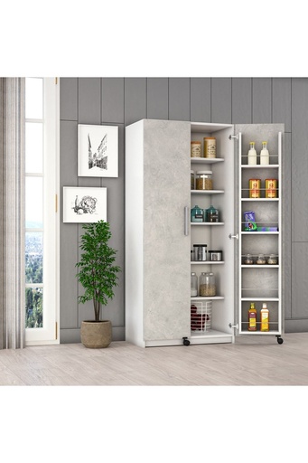 [MK03] Retro Taş Mutfak Kiler Dolabı MK-03