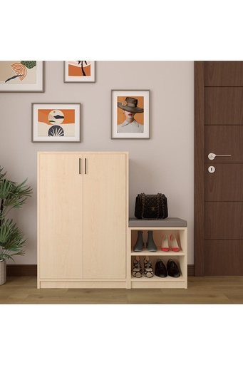 [A24] Asra Trend Akça Ağaç Ayakkabılık A-24