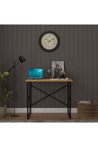 [METALCM02] Çalışma Masası Metal Ayaklı Sade 90x60 cm METALCM02