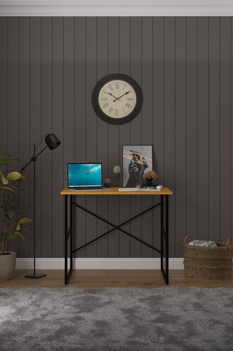 [METALCM02] Çalışma Masası Metal Ayaklı Sade 90x60 cm METALCM02