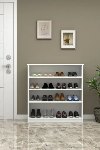 [A32] 90x93 cm Ayakkabılık %100 MDFLAM (9 Renk Seçenekli) A-32