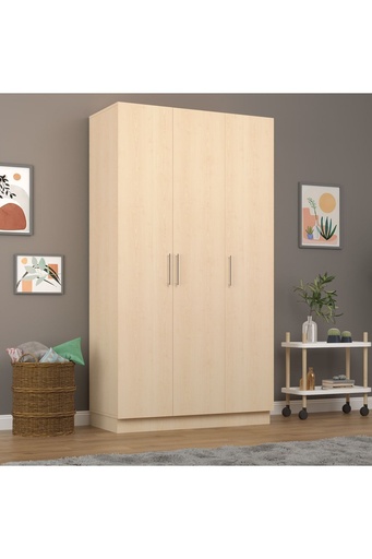 [G01] 3 Kapaklı Gardırop 120 cm %100 MDFLAM G-01