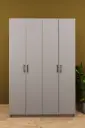 4 Kapaklı Vestiyer ve Portmanto 120 cm Ayakkabılıklı Askılıklı V-08 