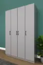 4 Kapaklı Gardırop 120x180 cm MDFLAM Yatak Odası Gardırobu G-08