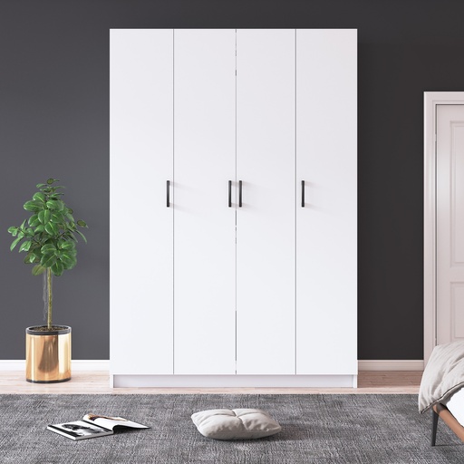 [G08] 4 Kapaklı Gardrop 120cm %100 MDFLAM G-08